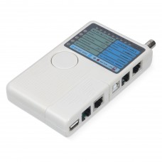 Cabeus HT-588CT Тестер 4 в 1 для витой пары, коаксиала, телефона, USB Cabeus HT-588CT Тестер 4 в 1 для витой пары, коаксиала, телефона, USB