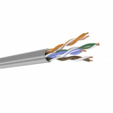 DATAREX DR-143001 Патч-кабель категории 5е, 4 пары U/UTP, 24AWG, PVC нг(А)-LS, серый, коробка 305 м