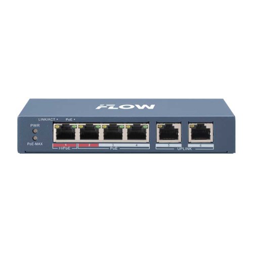 iFlow F-SW-EU206HPOE-V Коммутатор L2, неуправляемый iFlow F-SW-EU206HPOE-V Коммутатор L2, неуправляемый