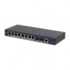 Dahua DH-S4210-8GT-110 Коммутатор с PoE. Уровень L2 с 8 портам