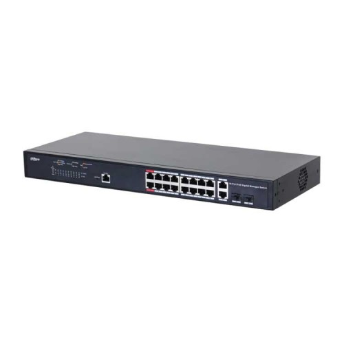 Dahua DH-PFS4218-16GT-230 16-портовый гигабитный управляемый коммутатор с PoE, уровень L2 Dahua DH-PFS4218-16GT-230 16-портовый гигабитный управляемый коммутатор с PoE, уровень L2
